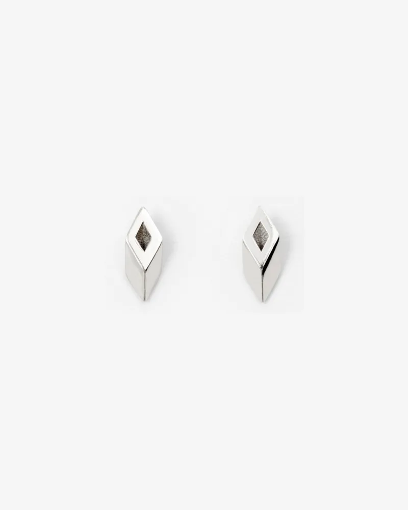 Burberry Ohrstecker „Hollow Silber