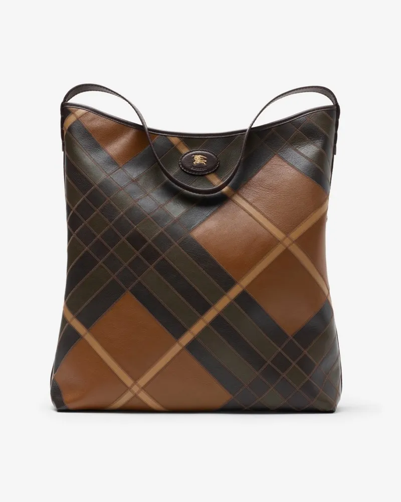 Burberry Große Schultertasche „Highlands Hazel-braun