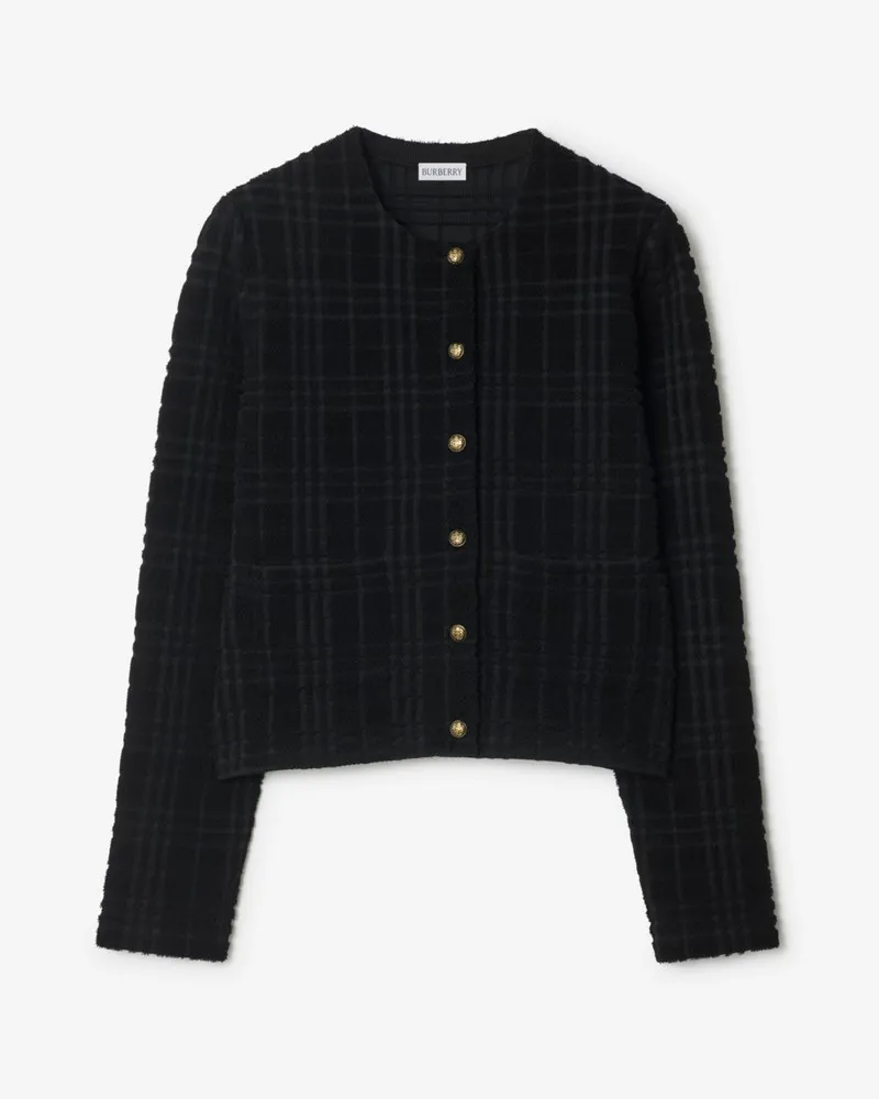 Burberry Wollmischjacke Schwarz