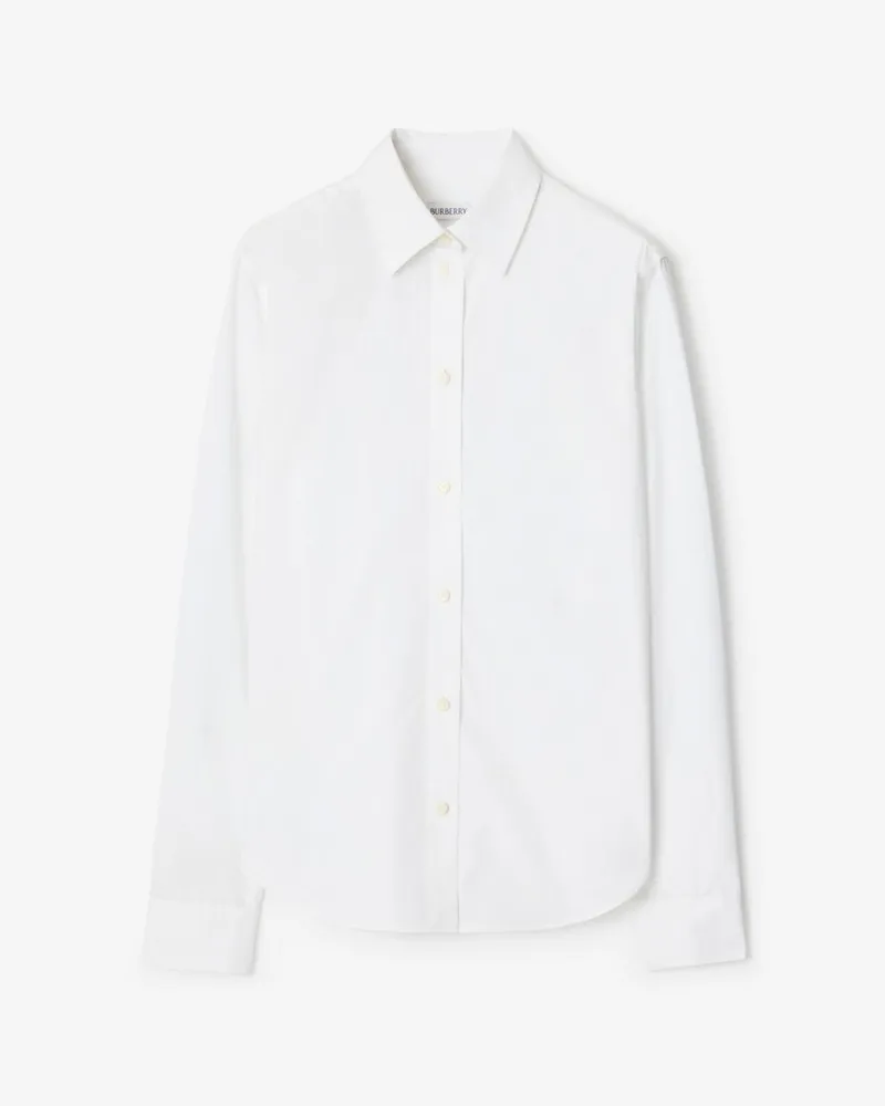 Burberry Klassisches Hemd aus Baumwollpopelin , Size White