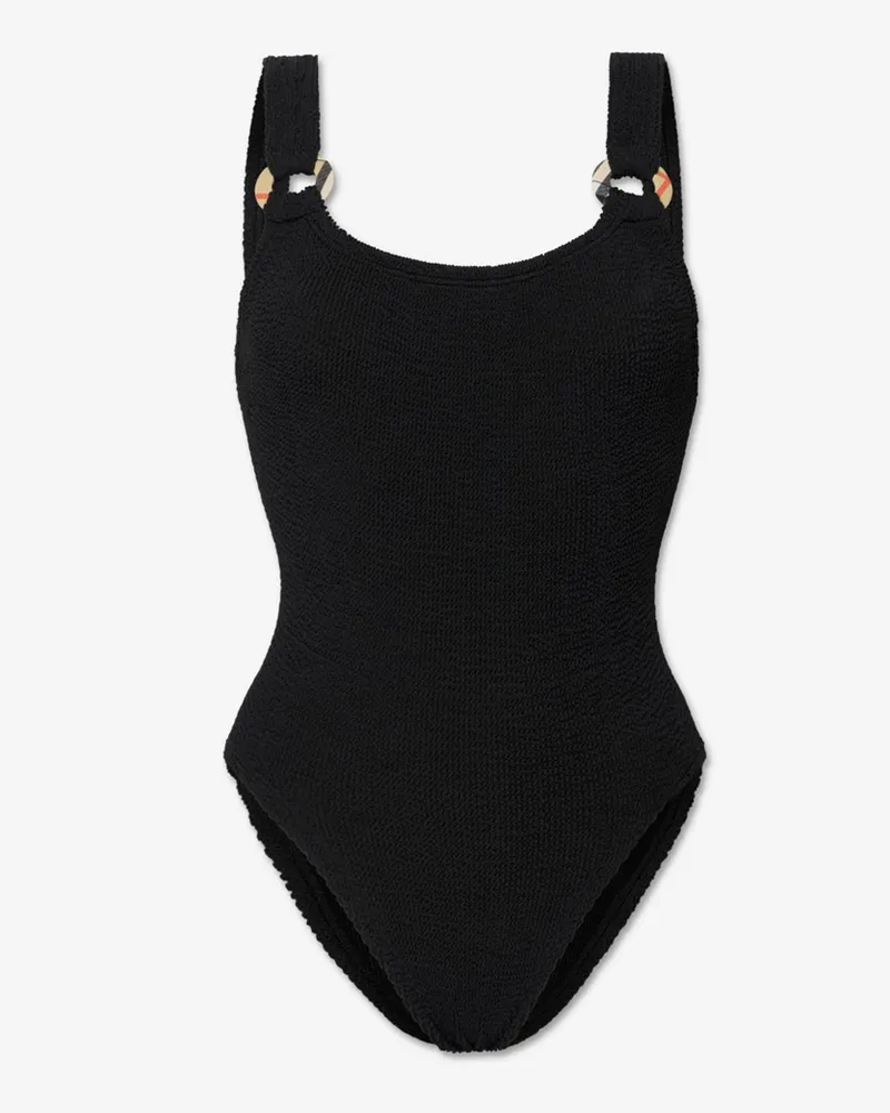 Burberry x Hunza G Badeanzug „Domino“ , Size Schwarz