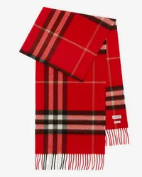 Burberry Kaschmirschal in Check Rot