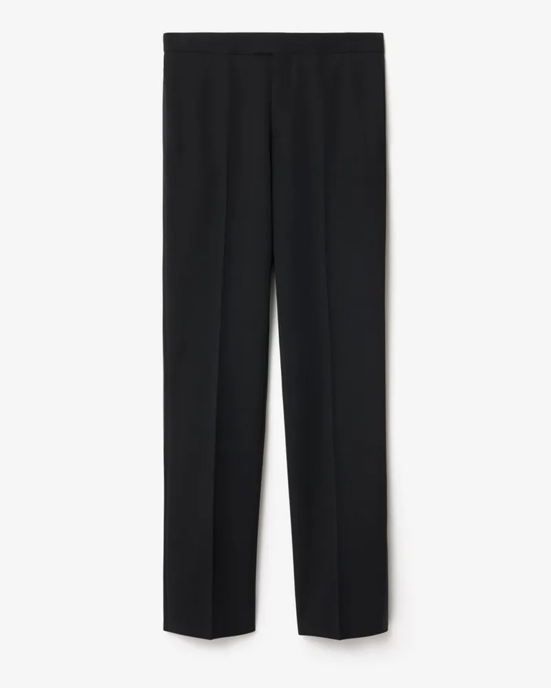 Burberry Smokinghose aus Barathea-Wolle , Size Black