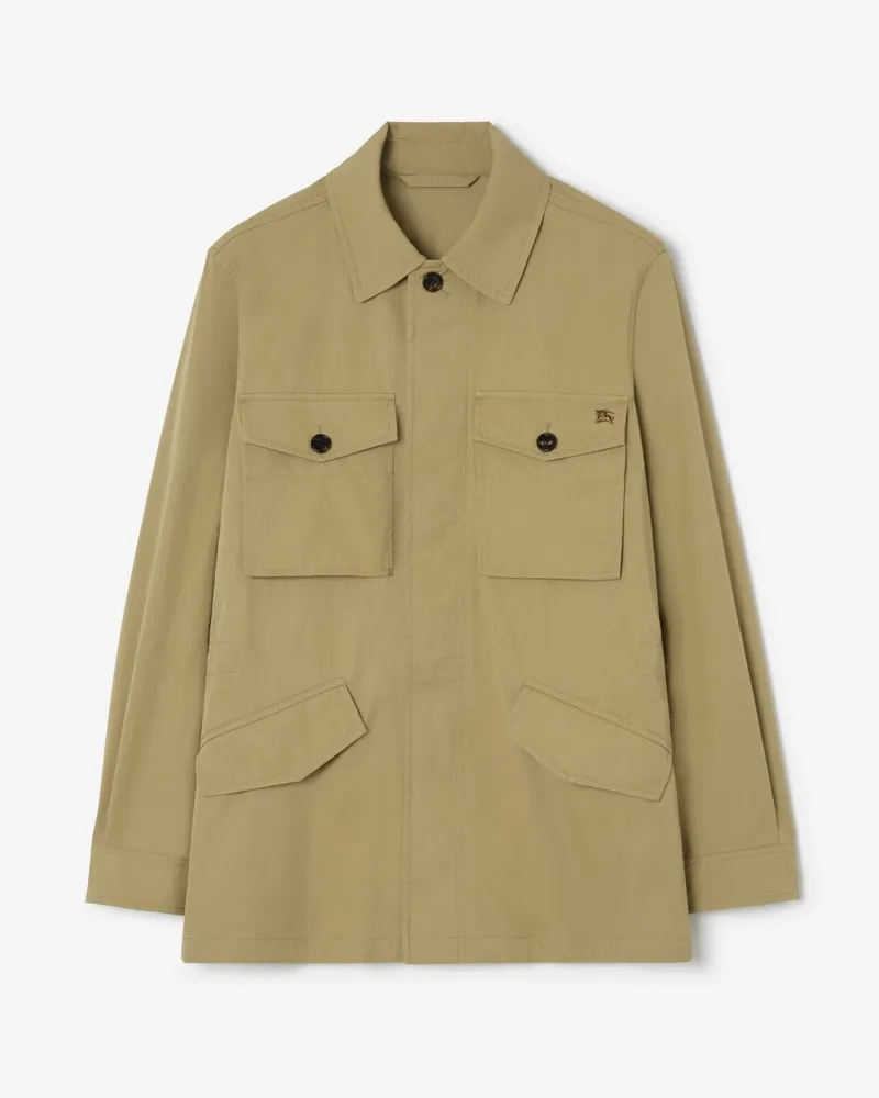 Burberry Baumwolltwill-Jacke „Bradmore Sparrow-beige