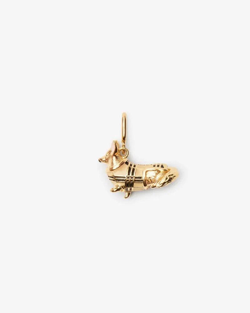 Burberry Corgi-Anhänger Gold