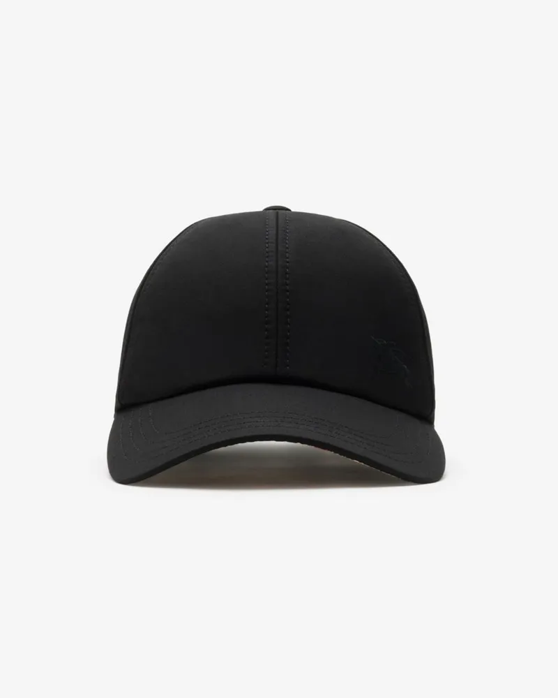 Burberry Basecap aus Gabardine Schwarz