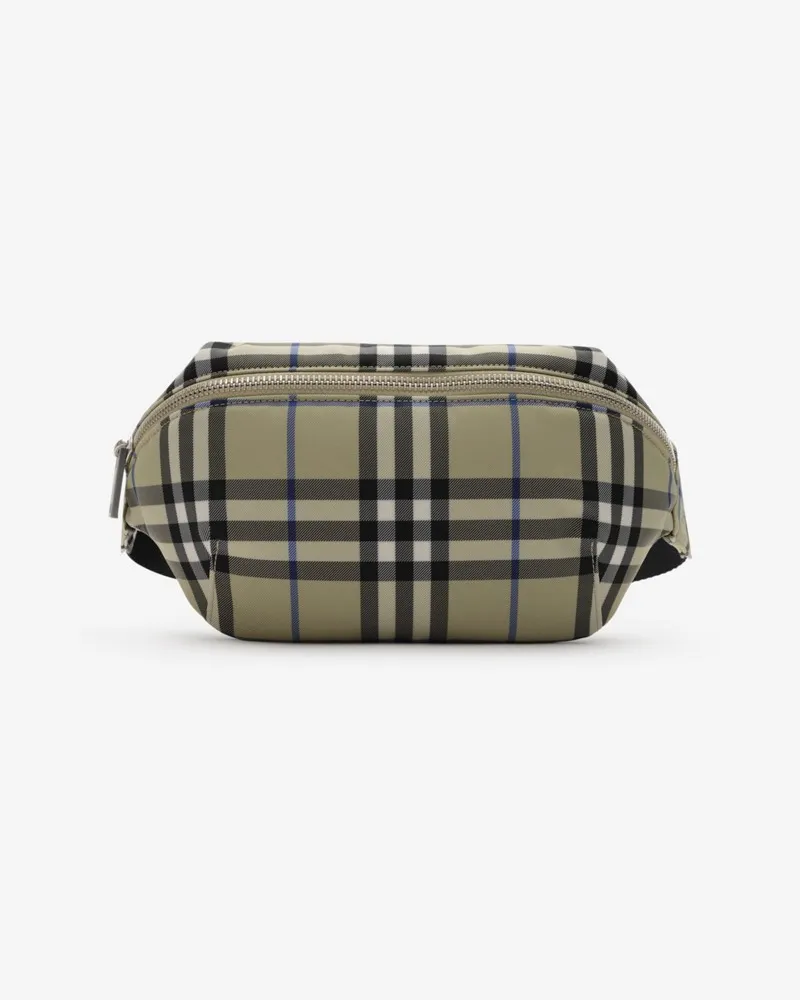 Burberry Bauchtasche in Check Lichen-beige