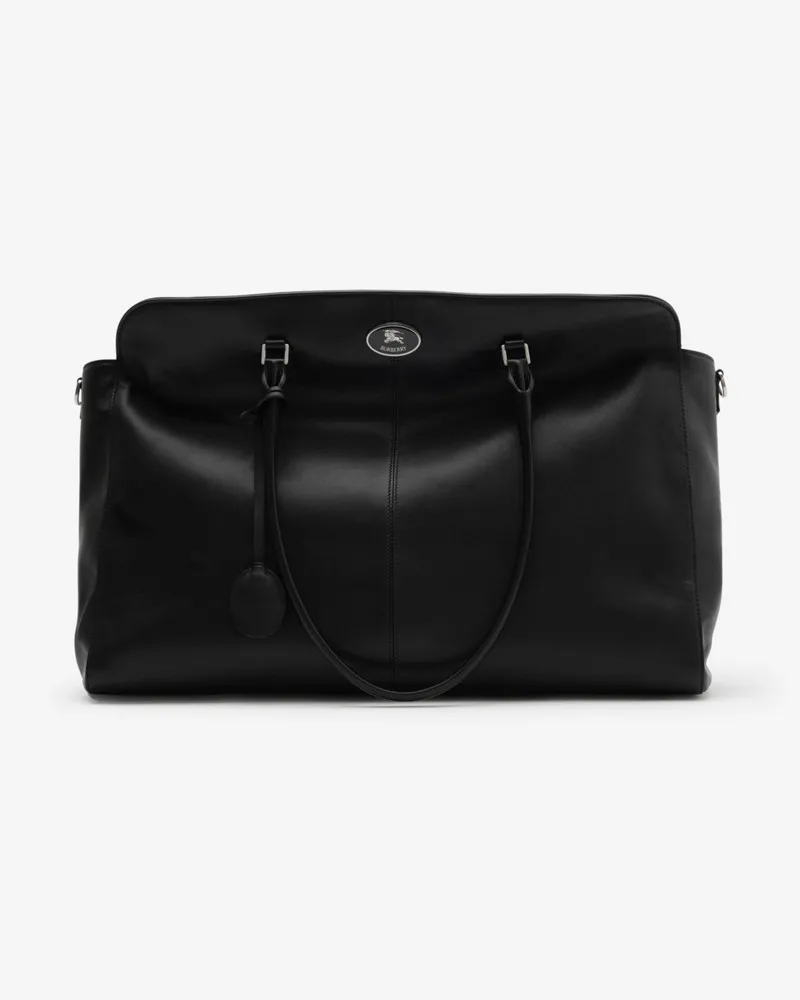 Burberry Henkeltasche mit Knight Stamp Schwarz