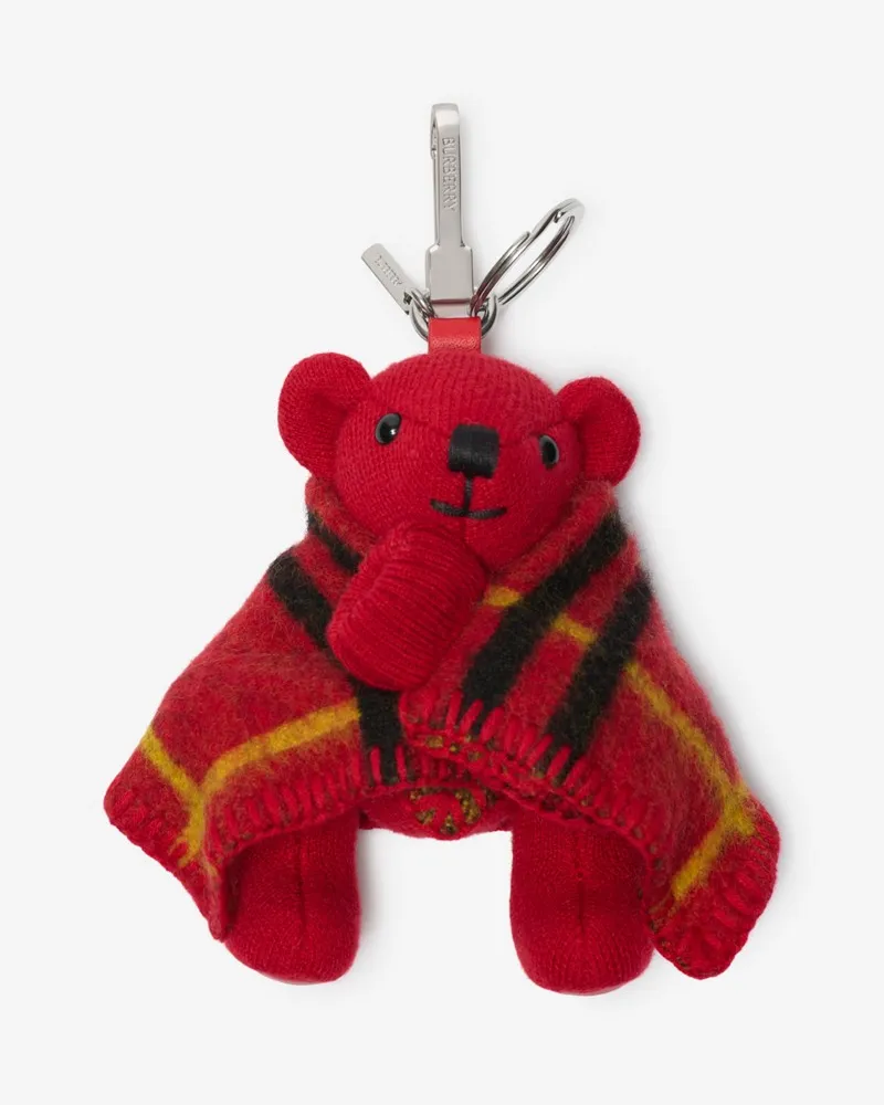Burberry Thomas Teddybär-Anhänger Currant
