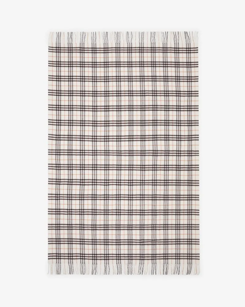Burberry Kaschmirdecke in Check Pebble