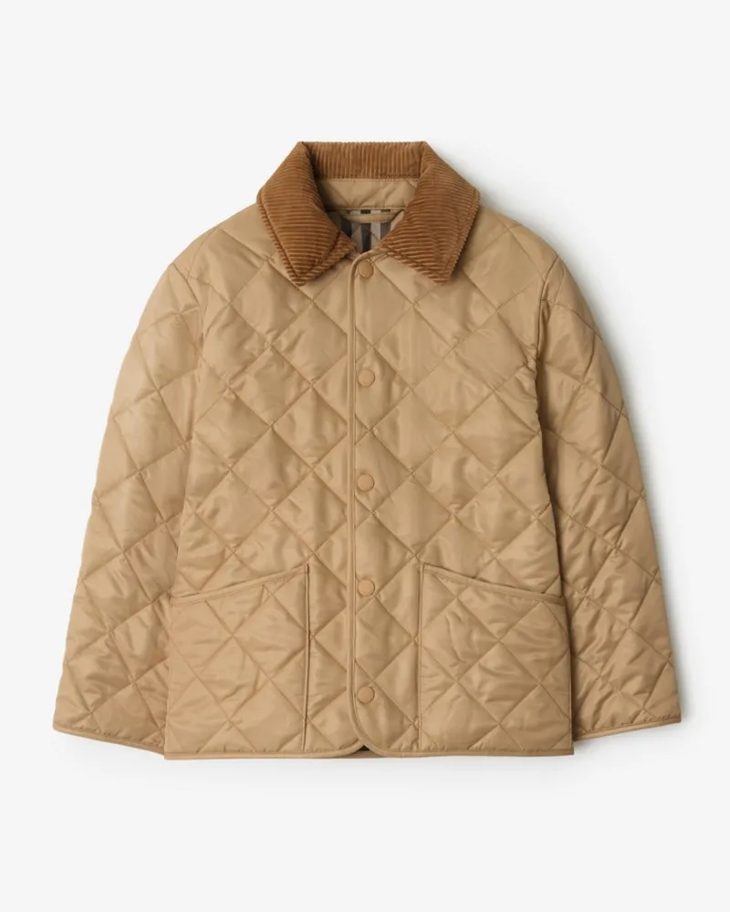 Burberry Country-Steppjacke , Size Sand-beige