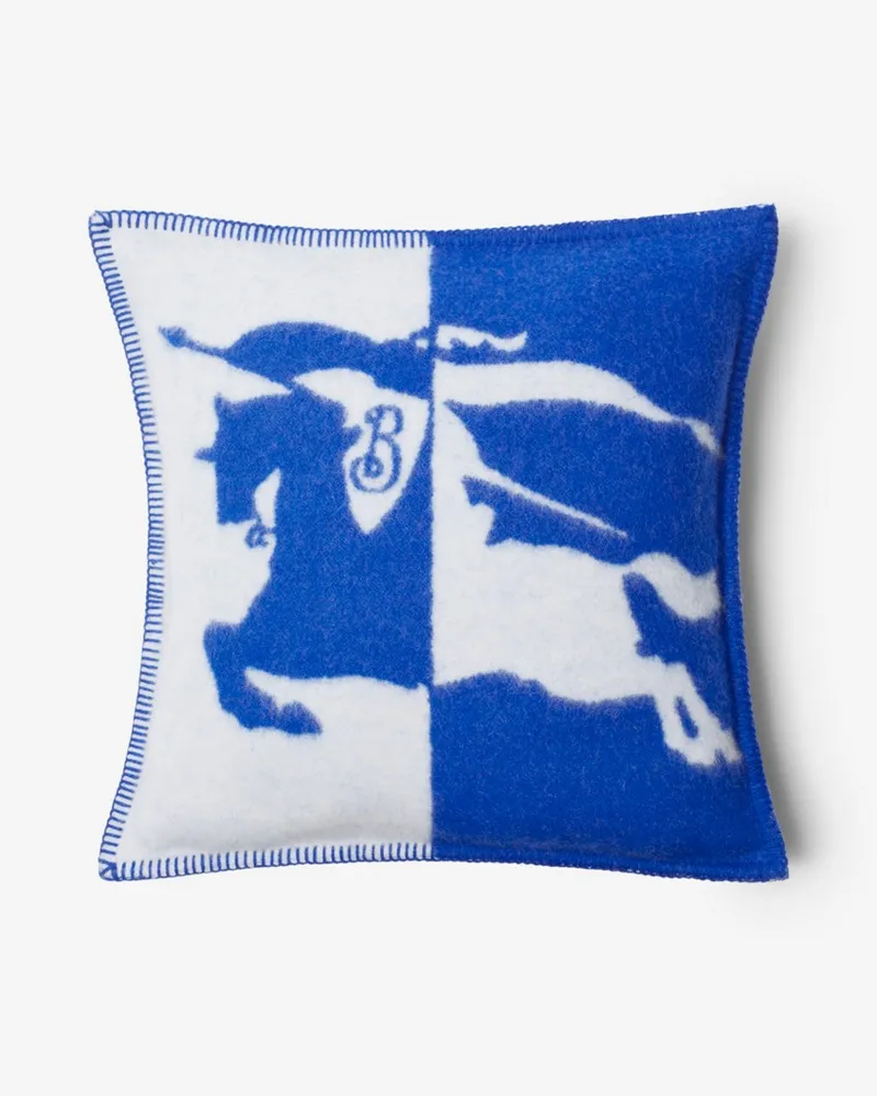 Burberry Kissen aus Wolle mit EKD-Motiv Knight