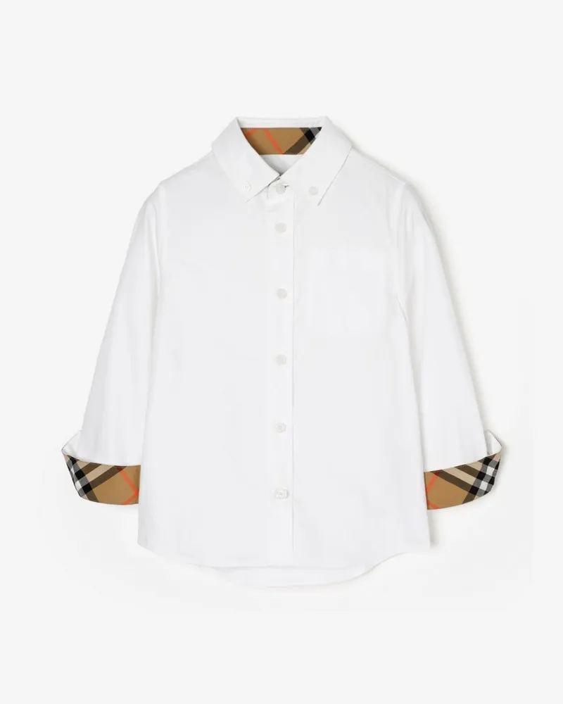 Burberry Oxford-Hemd aus Baumwolle , Size White