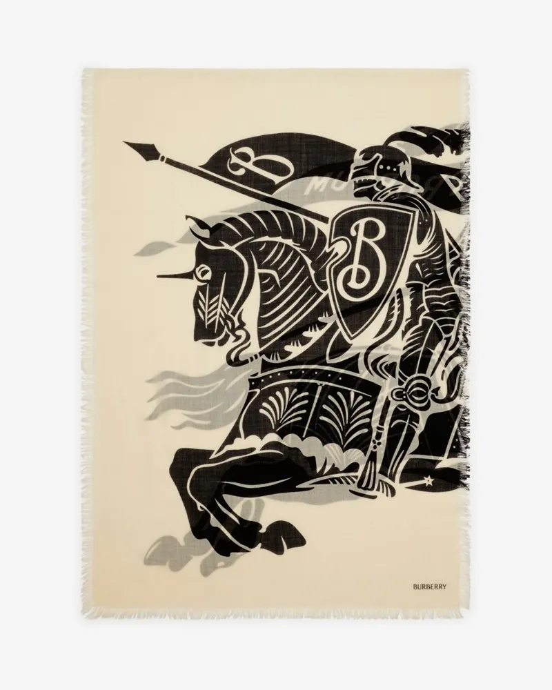 Burberry Wollschal mit EKD-Motiv Calico