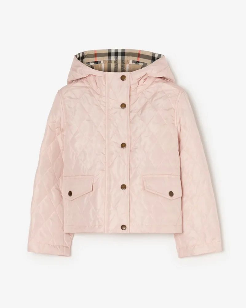 Burberry Gesteppter Nylonparka , Size Flora-rosa