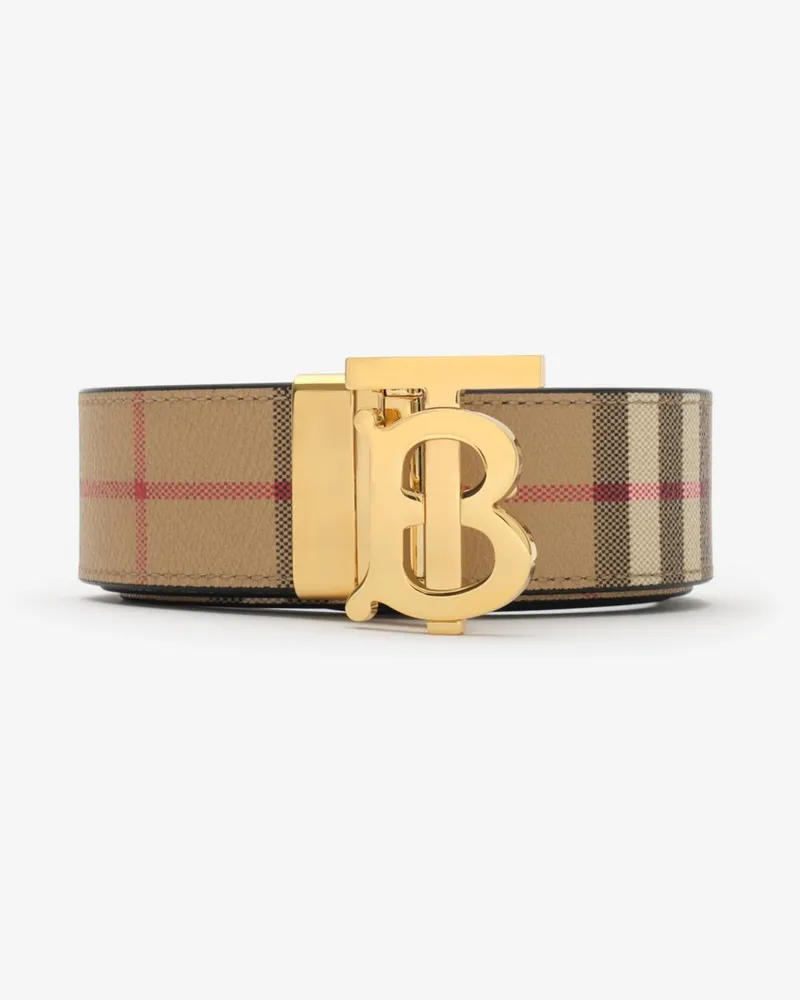 Burberry Wendbarer TB-Gürtel mit Check , Size Archive