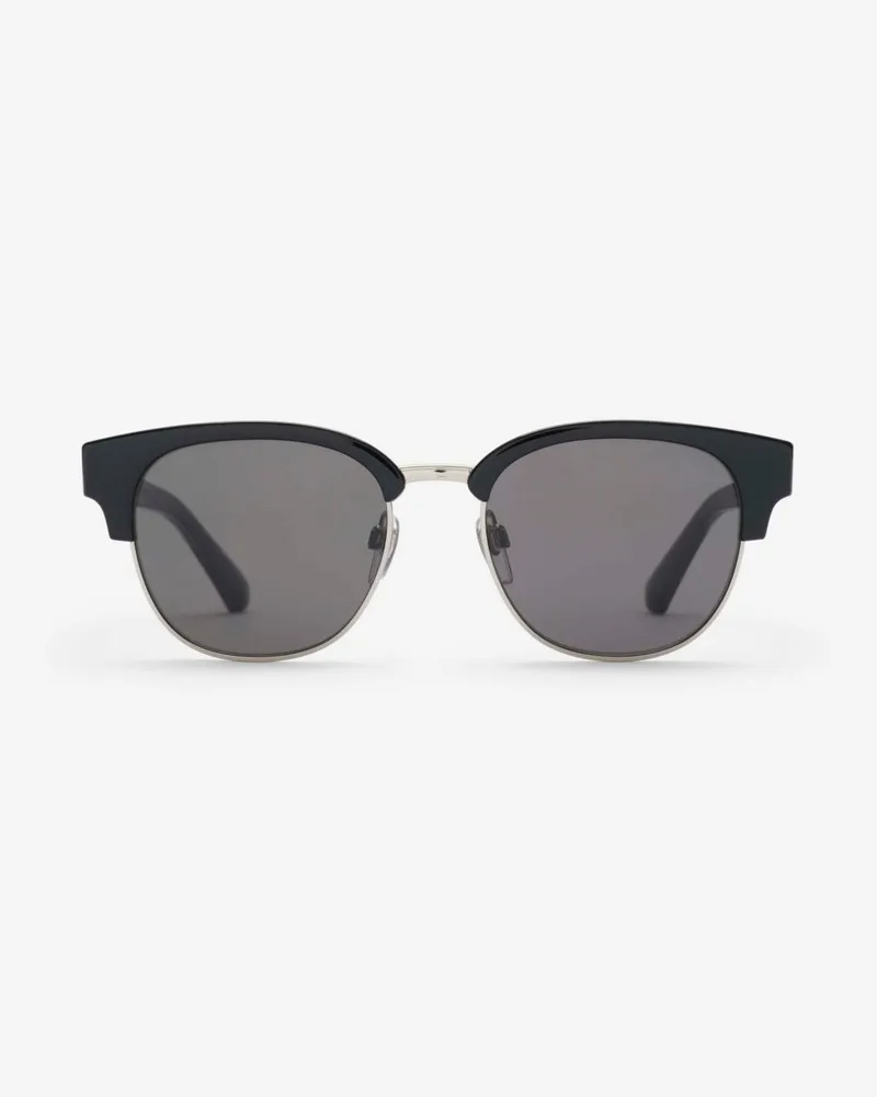 Burberry Klassische Sonnenbrille mit runder Fassung Black