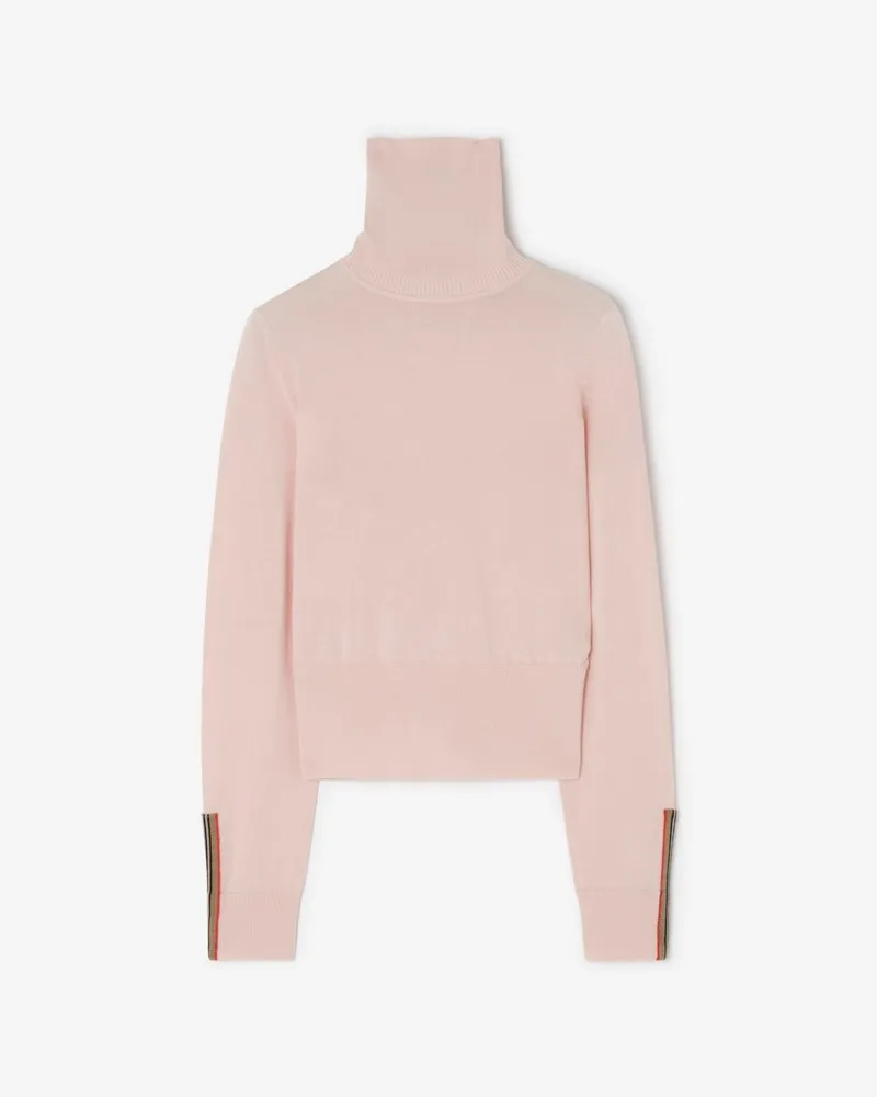 Burberry Wollpullover mit Rollkragen , Size Compact-rosa
