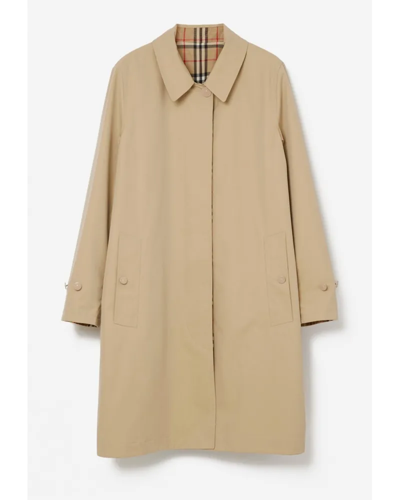 Burberry Mittellanger wendbarer Car Coat Honey