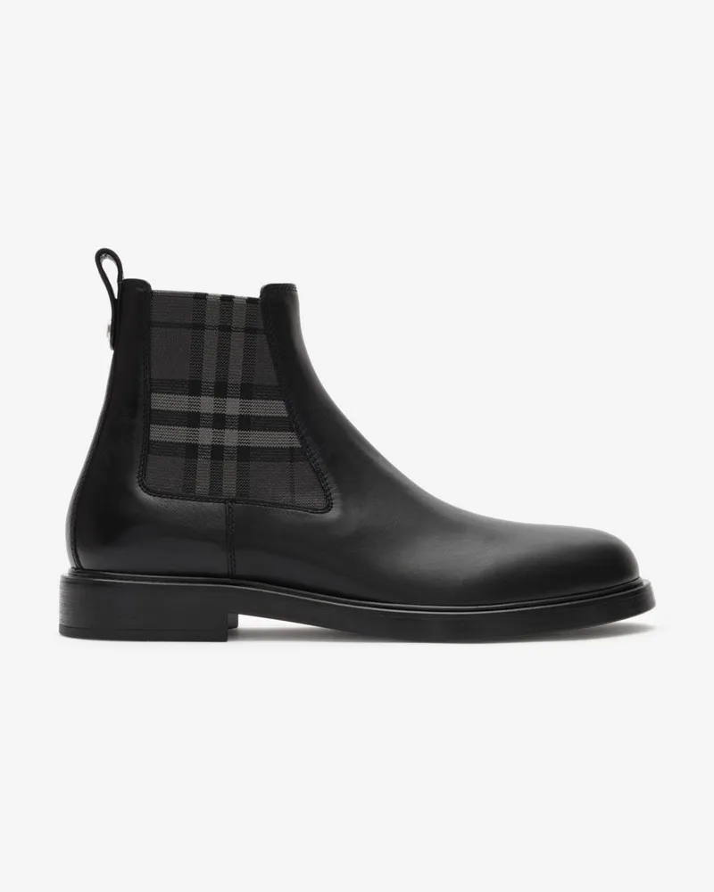 Burberry Lederstiefel „Pembroke“ , Size Black