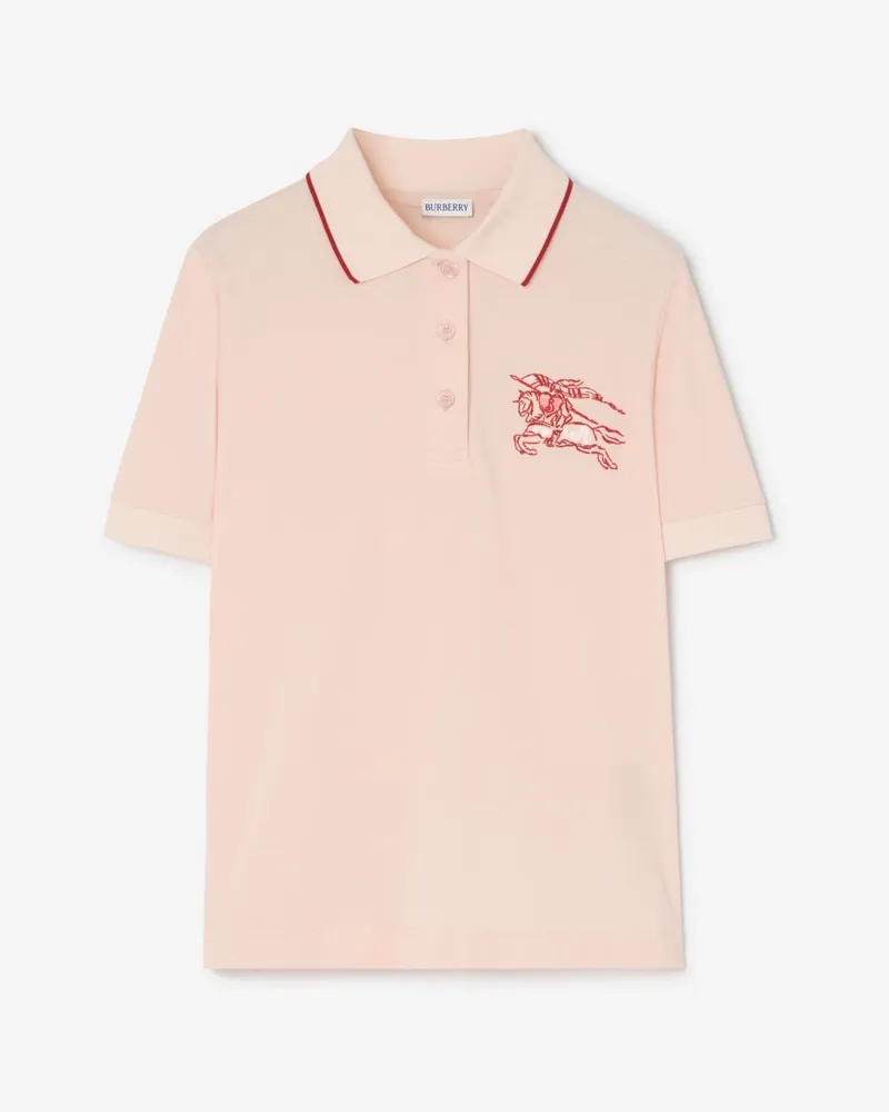 Burberry Baumwoll-Poloshirt mit Herz-Knight , Size Compact