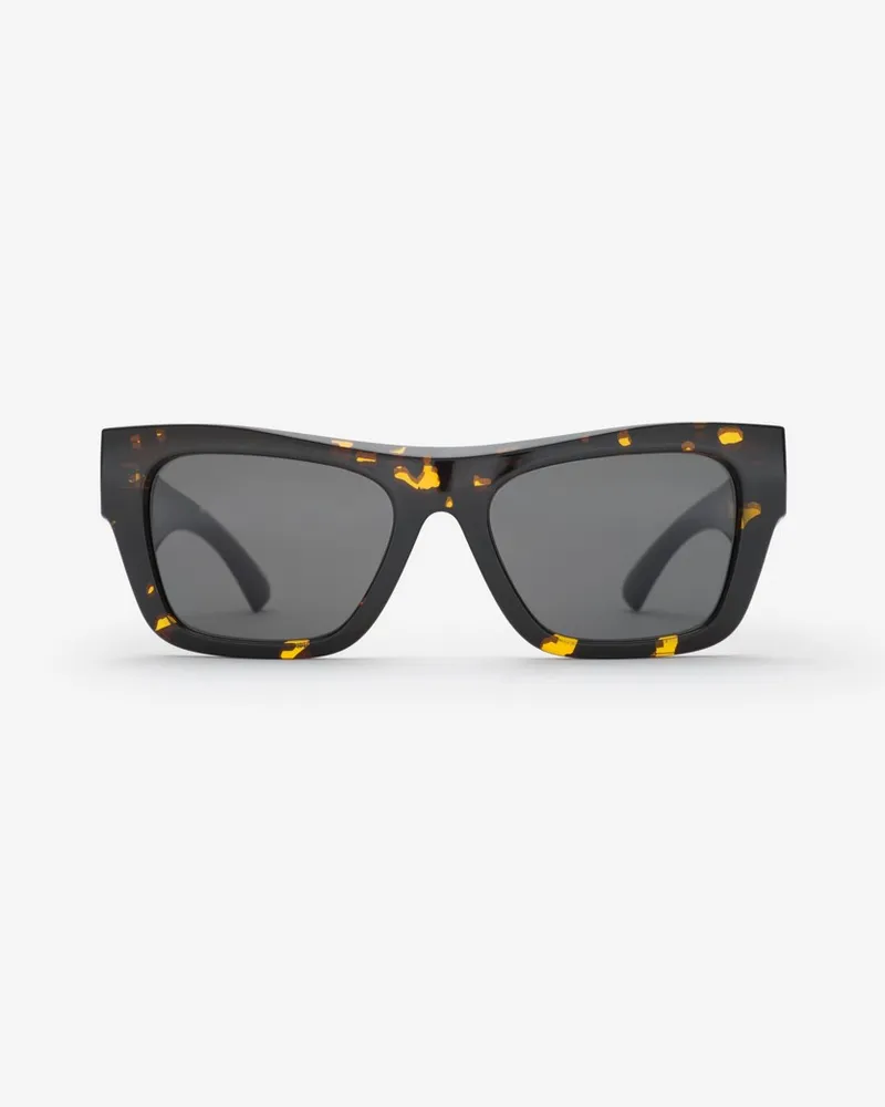 Burberry Heritage-Sonnenbrille mit eckiger Fassung Yellow