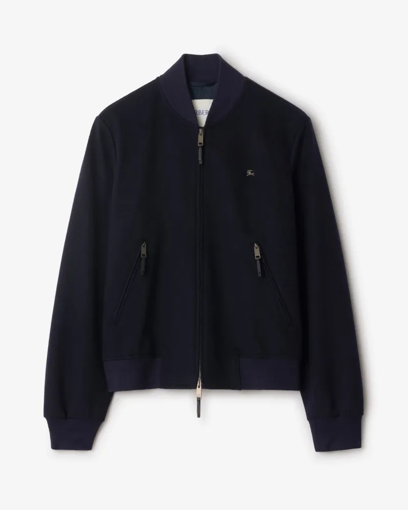 Burberry Kaschmir-Bomberjacke , Size Marineblau