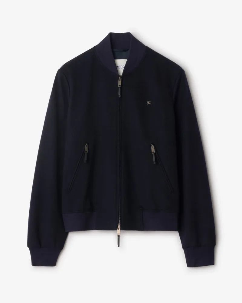 Burberry Kaschmir-Bomberjacke Marineblau