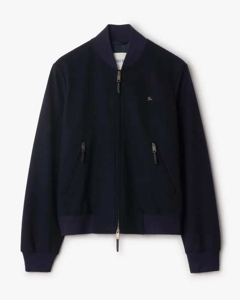 Burberry Kaschmir-Bomberjacke , Size Marineblau