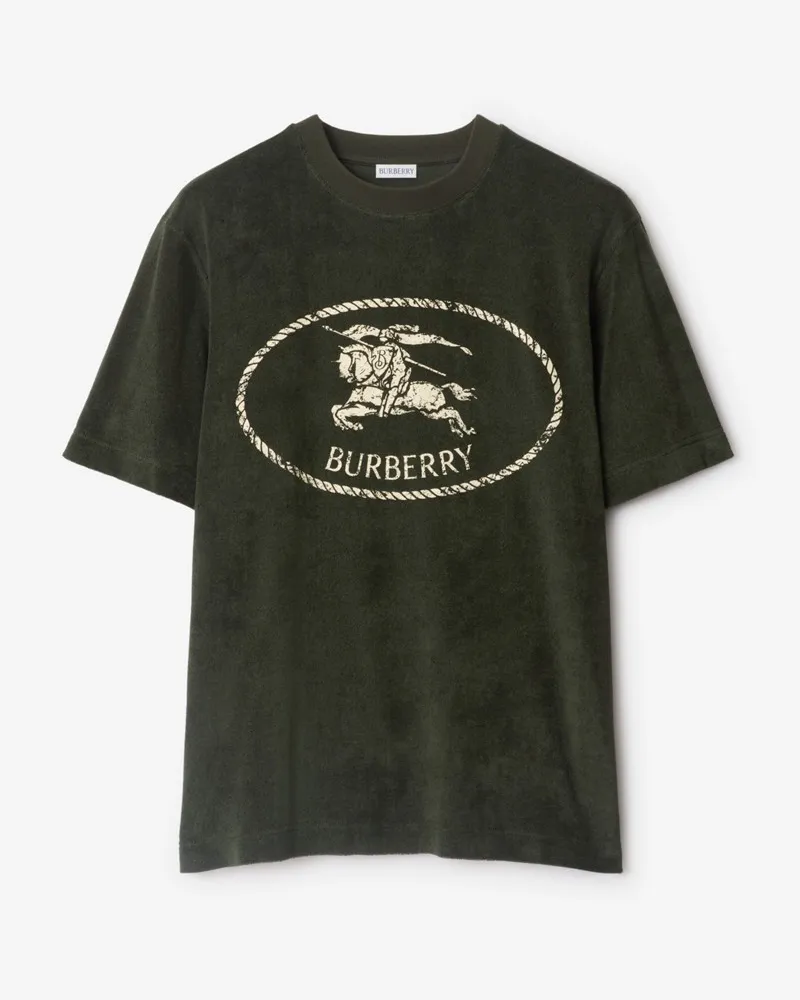 Burberry T-Shirt aus Nicki mit Knight Stamp Shale