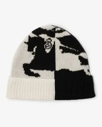 Burberry Kaschmirmisch-Beanie mit EKD-Motiv Schwarz