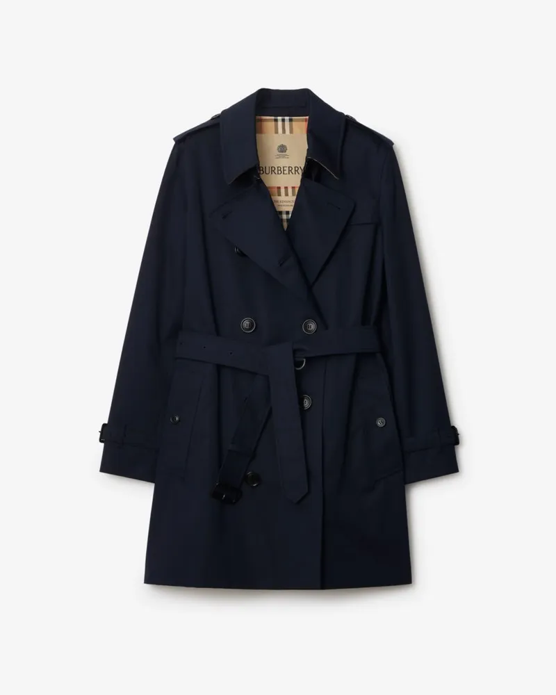 Burberry Kurzer Heritage-Trenchcoat „Kensington“ , Size Coal-blau