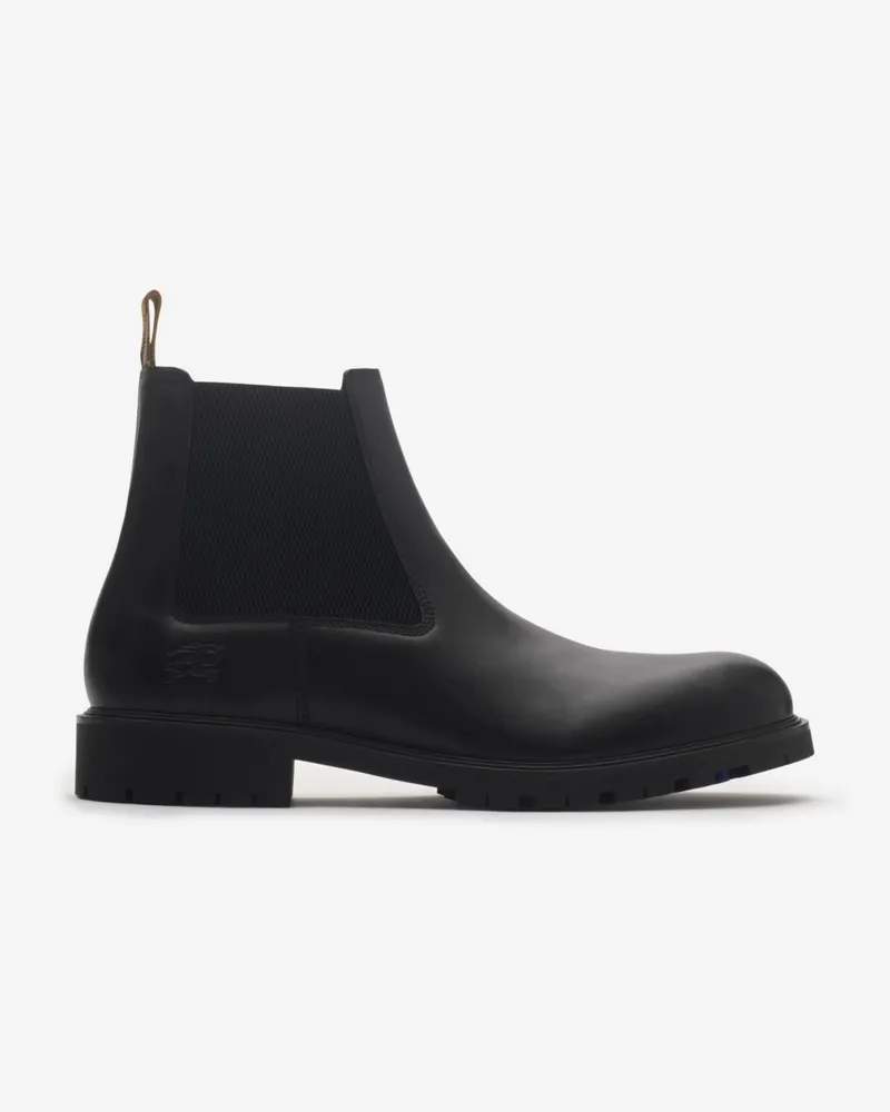Burberry Chelsea-Stiefeletten „Rogue“ aus Leder Schwarz