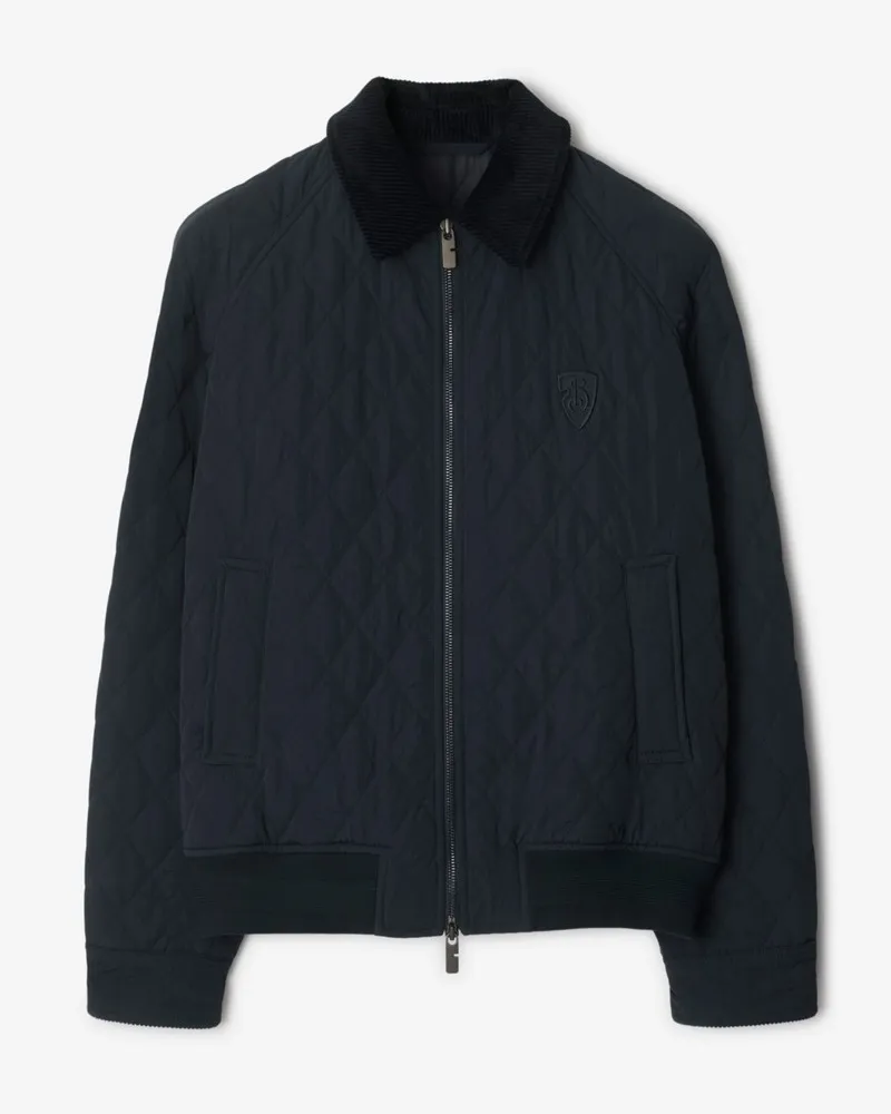 Burberry Nylon-Steppjacke Marineblau
