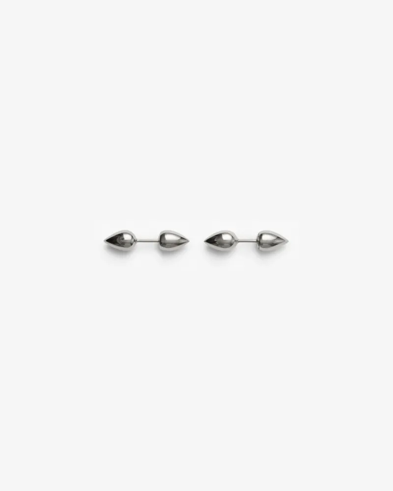 Burberry Kleine Ohrstecker „Spear Silber