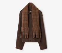 Wollmischjacke mit abnehmbarem Schal , Size