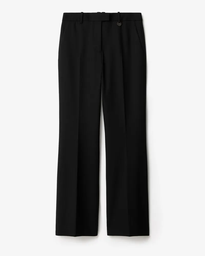 Burberry Elegante Wollmisch-Hose , Size Black