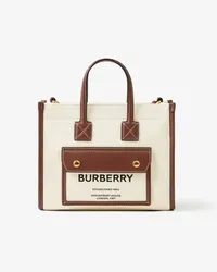 Burberry Henkeltasche „Freya“ im Kleinformat Naturfarben