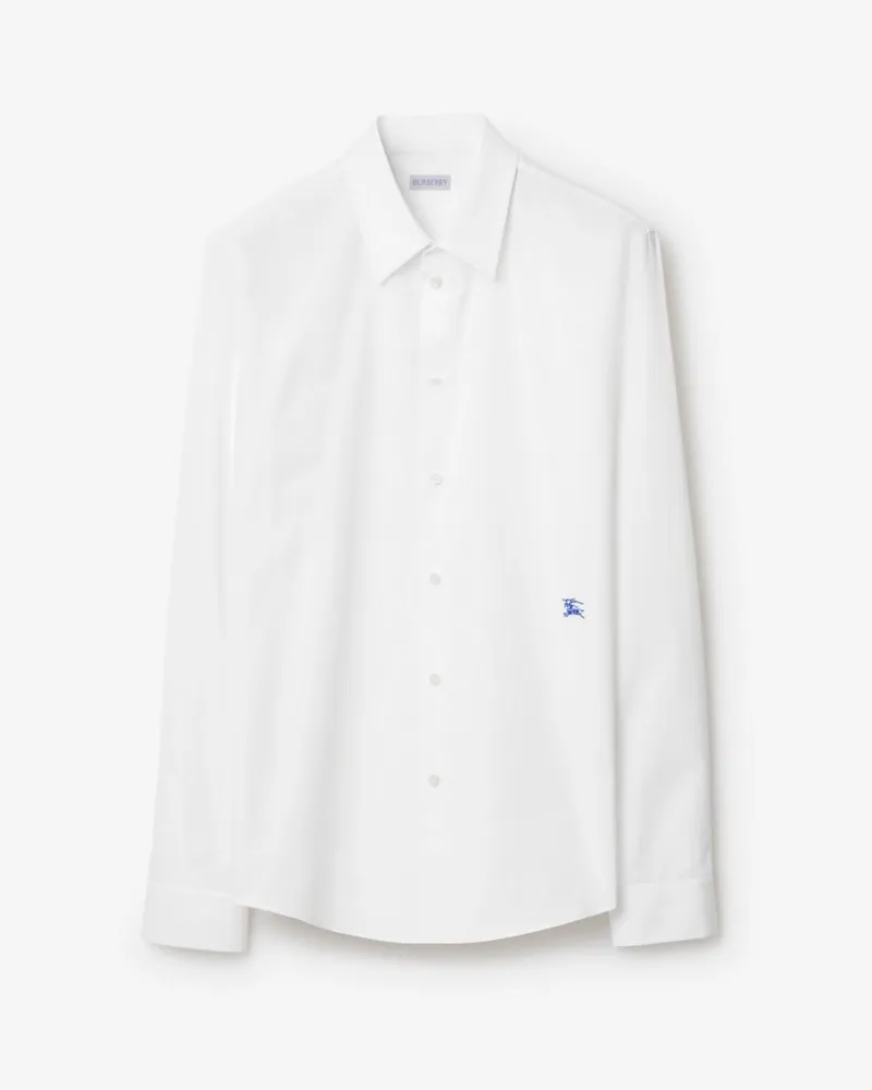 Burberry Elegantes Baumwollhemd Weiß