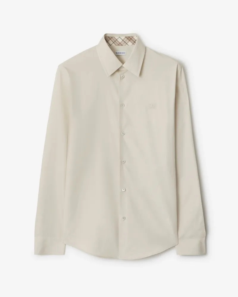 Burberry Schmal geschnittenes Baumwollhemd Sail