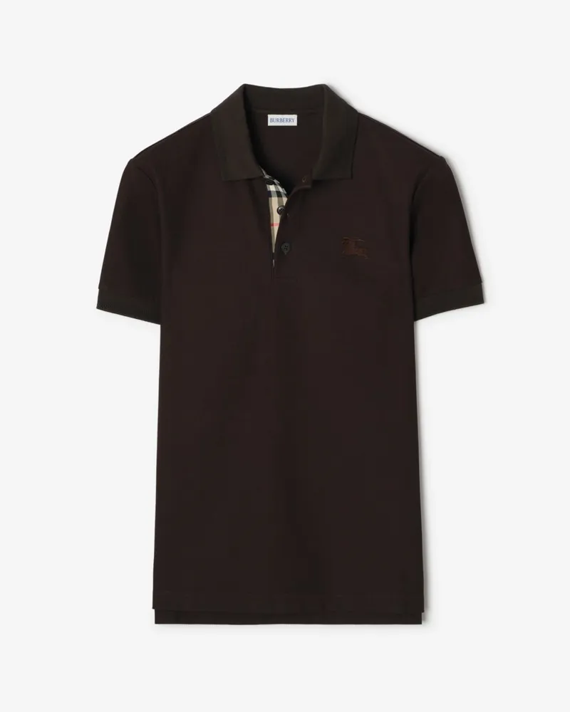 Burberry Baumwoll-Poloshirt , Size Clove