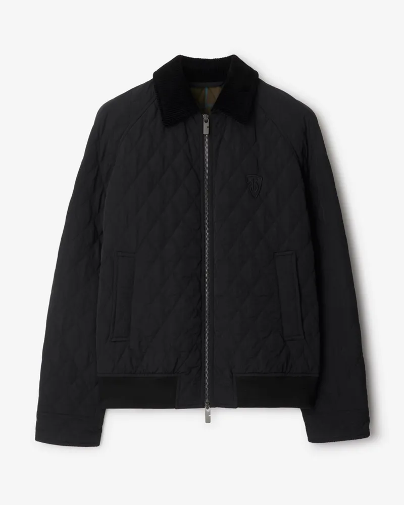 Burberry Nylon-Steppjacke Schwarz