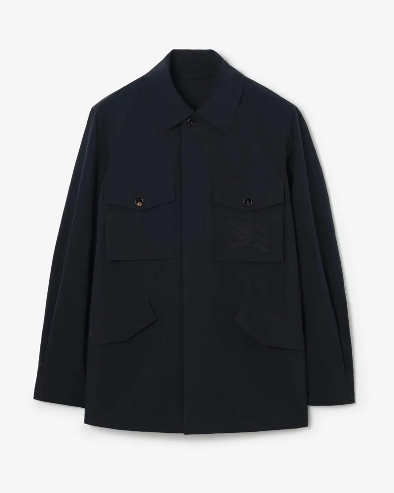 Burberry Nylonjacke Marineblau