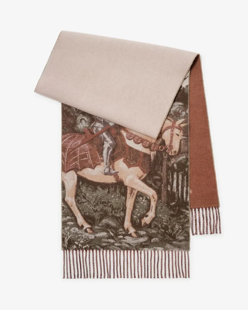 Burberry Kaschmirschal mit Märchenritter Ballet