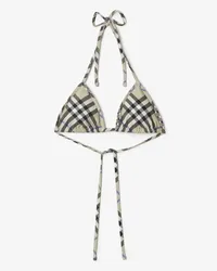 Burberry Bikinioberteil in Check Lichen