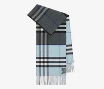Kaschmirschal in kontrastierendem Check