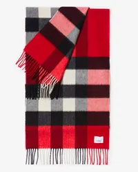 Burberry Kaschmirschal in Check Rot