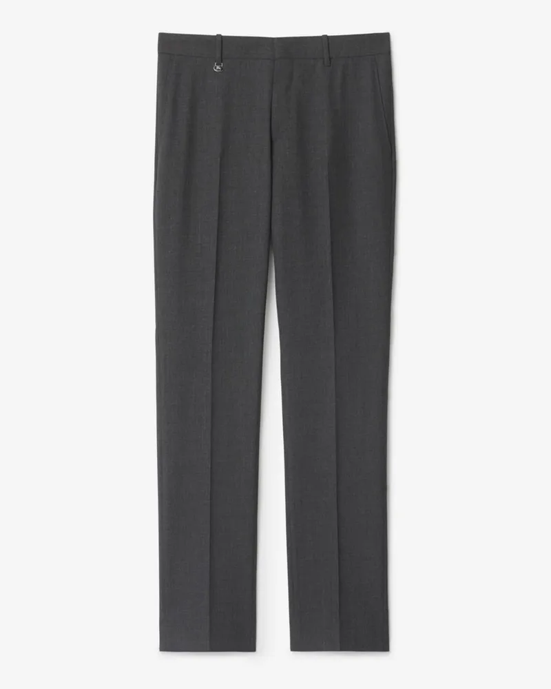 Burberry Elegante Wollhose Rock-grau