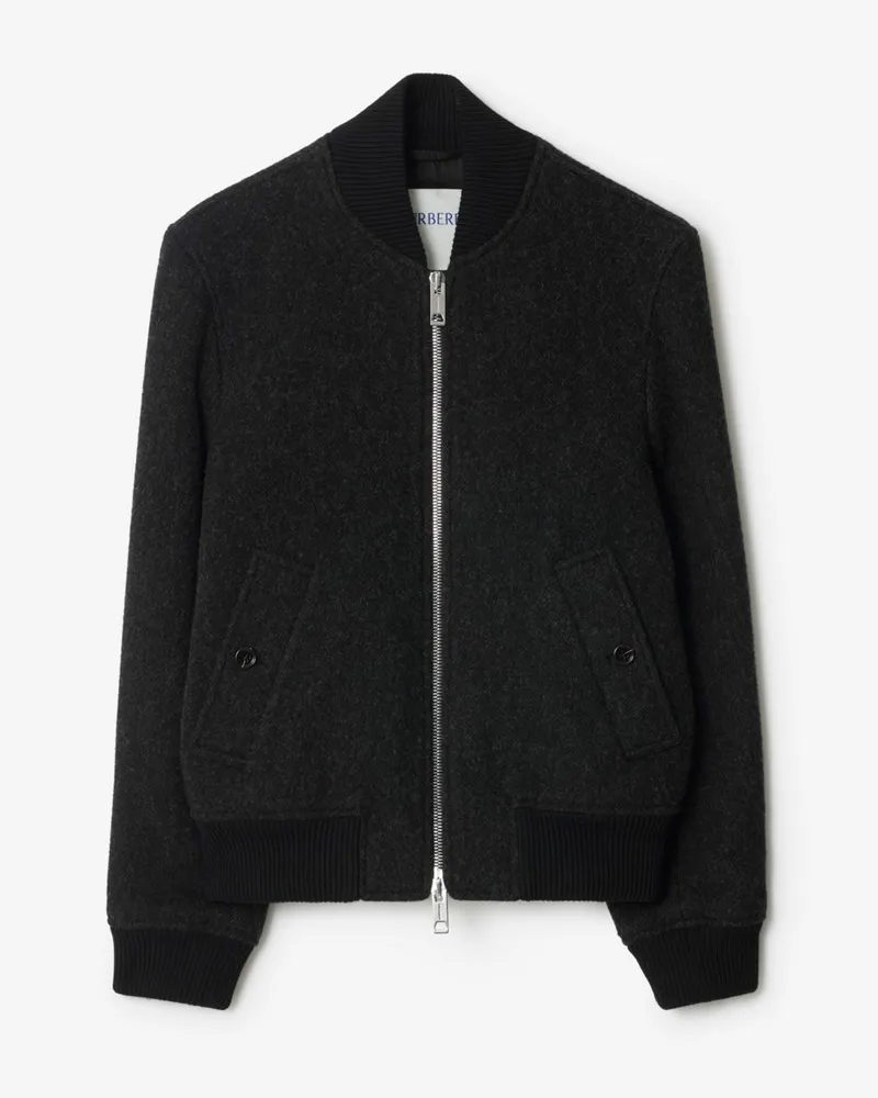 Burberry Woll-Bomberjacke Dunkles