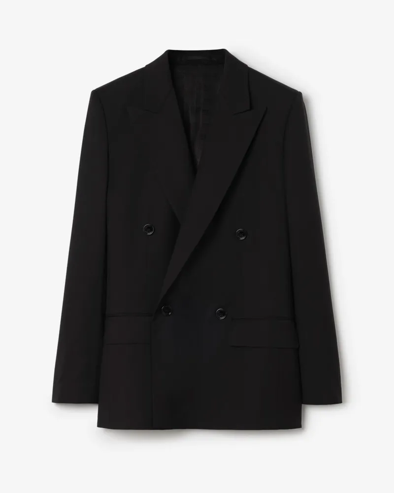 Burberry Wolljackett , Size Schwarz